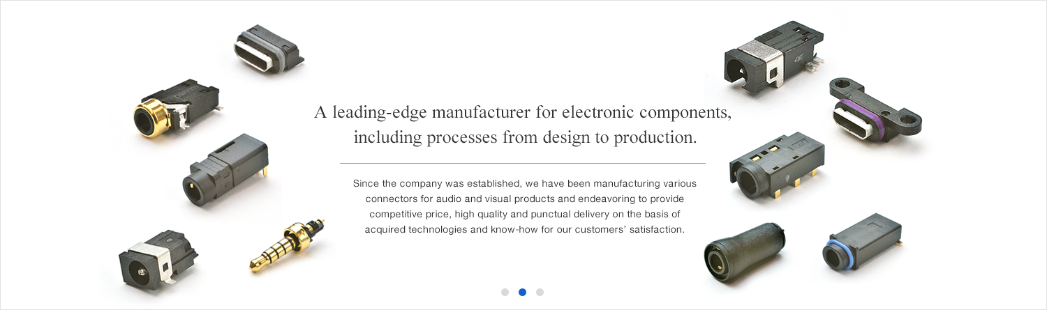 A leading-edge anufacuturer for electronic componentns, including processes from design to production.