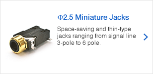 Φ2.5 Miniature Jacks
