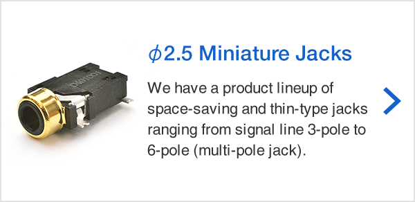 Φ2.5 Miniature Jacks