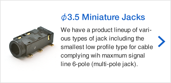 Φ3.5 Miniature Jacks